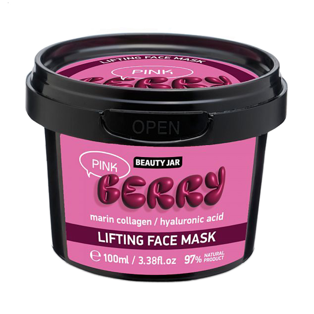 Ліфтинг-маска для обличчя Beauty Jar Lifting Face Mask Рожева ягода, 100 мл
