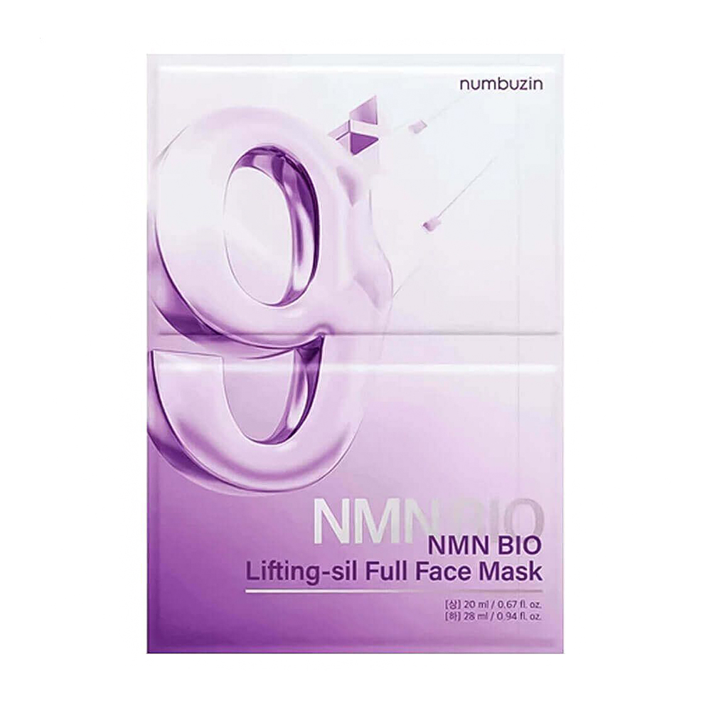 Тканинна ліфтинг-маска для обличчя Numbuzin No.9 NAD Bio Lifting Full Cover Facial Mask, 1 шт